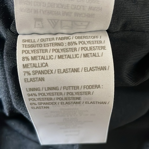 Isaac Mizrahi Live! Petite Always Isaac Lurex Fringe Hem Dress Size MP - Picture 9 of 12